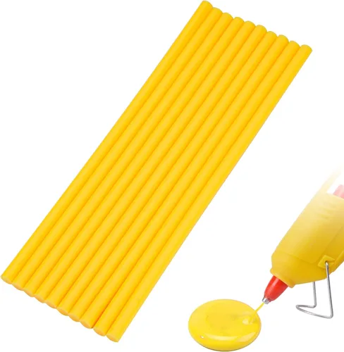 Miniatura 4 de 10 unidades de mini palos de pegamento caliente para pistola de 0.396 pulgadas x 7.975 pulgadas (0.276 in x 7.874 in) para manualidades de arte