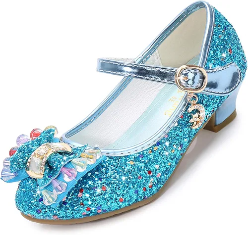 Miniatura 17 de Cadidi Dinos Zapatos de vestir para niñas con tacón de fiesta de boda Mary Jane Princess Flower Shoes (bebé/niño pequeño/niño grande)