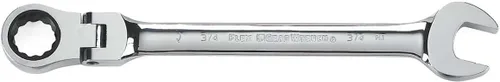 GEARWRENCH Llave combinada de trinquete de cabeza flexible de 12 puntos, 0.354 in - 9909D