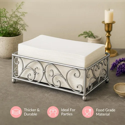 Miniatura 5 de Prestee 200 toallas de mano de papel desechables que se sienten como servilletas de lino, 2 capas, toallas de invitados, servilletas de papel