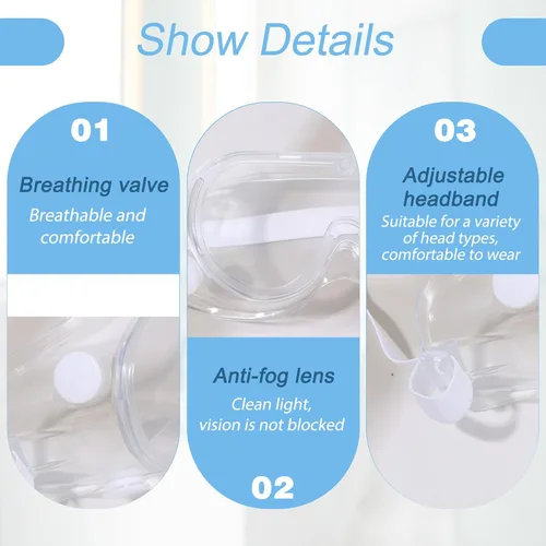 Miniatura 4 de ElevateTech Protector de pestañas y cejas, protector de gafas de ducha, paquete de 2 protectores de ojos ajustables para la cara y la ducha Blanco