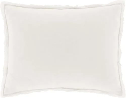 Miniatura 2 de Pine Cone Hill Faye Linen Dove - Funda de edredón blanca, tamaño europeo, patrón sólido neutro/blanco Dove White