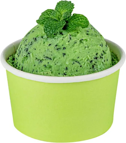 Miniatura 53 de Coppetta - Vasos de postre de 5 onzas, 50 tazas desechables para helado, tapas se venden por separado, cuencos de yogur congelado resistentes