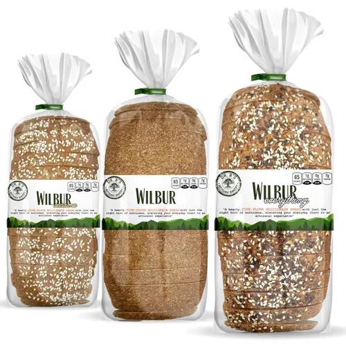 Miniatura 15 de Dr. B's Pan multigrano 1g de carbohidratos netos y 7g de proteína Bajo en calorías, vegano, sin azúcar Pan fresco, en rebanadas, keto y bajo