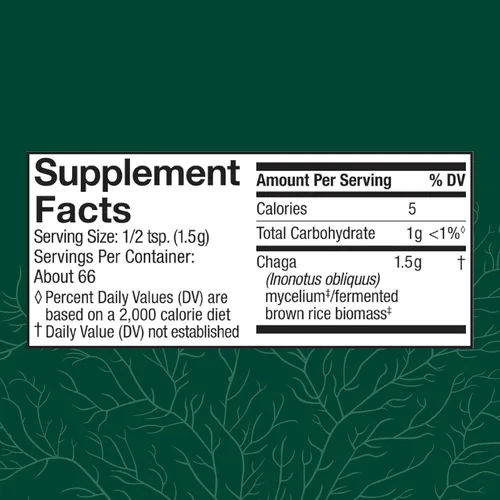 Miniatura 2 de Host Defense Chaga Powder - Suplemento de apoyo del sistema inmunológico - Polvo de hongo Chaga para apoyo a la actividad antioxidante - Suplemento
