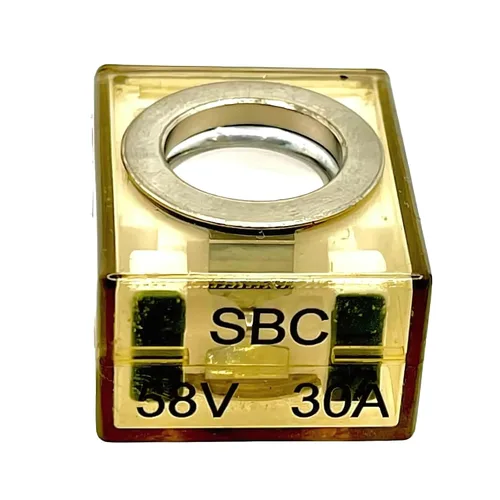 Miniatura 17 de Bloque de fusibles de terminal doble South Bend Components con clasificación marina (MRBF), 300A máx., 58V CC máx., IP 66, protegido contra