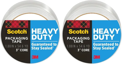 Miniatura 11 de Cinta para embalaje pesado Scotch 1.88 pulg x 54.6 yards, Transparente