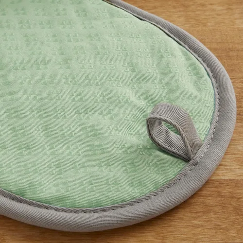 Miniatura 3 de KitchenAid Juego de 2 soportes para ollas asteroides, pistacho, 6.5 x 10 pulgadas Verde pistacho