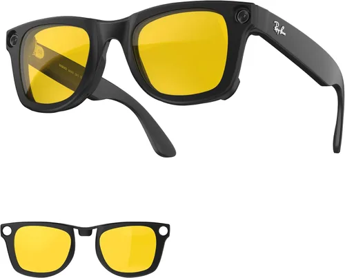 Miniatura 15 de HIBLOKS Clips polarizados para Ray-Ban Meta Wayfarer (RW4008 y RW4012 Grande 53-22), clips de decoloración compatibles con Ray-Ban Meta Wayfarer Gen