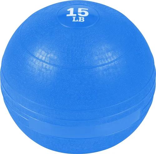 Miniatura 3 de Pelota medicinal de 15 libras de Trademark Innovations Negro