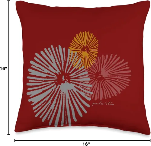 Miniatura 4 de Opihi Ulaula - Pala'ili Almohada de tiro 16x16, multicolor