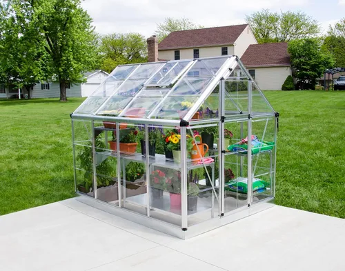 Miniatura 3 de Snap & Grow invernadero de 6 pies, plateado, tamaño: 6' x 8', Plateado