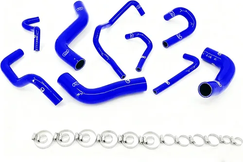 Miniatura 5 de Kit de manguera de refrigerante para radiador de silicona compatible con Mazda MX5 MX-5 Miata NA6CE B6Ze 1.6L (LX-1507C, rojo)
