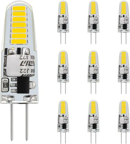 Miniatura 10 de I-SHUNFA Bombilla LED G4 CA 120V Blanco Frío Paquete de 10