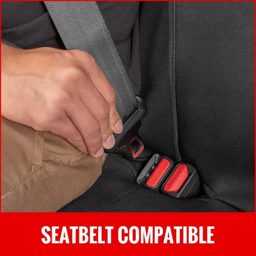 Miniatura 7 de AUTOYOUTH - Juego completo de fundas para asientos de auto, fundas para asientos delanteros y asiento trasero dividido para mujer, juego de Azul