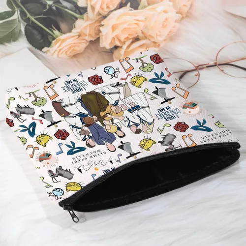 Miniatura 5 de POFULL Von Trapp - Bolsa de cosméticos para películas musicales, regalo para amantes de la música, regalo para cantar