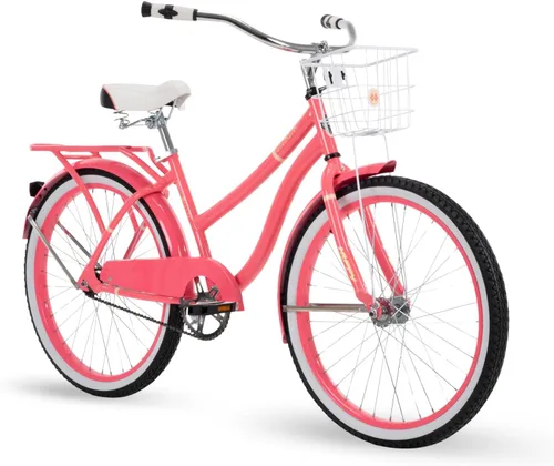 Miniatura 16 de Huffy Cruiser Bike, Fairmont or Woodhaven Model, 20/24/26 Inch Sizes, Perfect for Casual Rides, Ergonomic Design, Rear Rack and Basket on Woodhaven