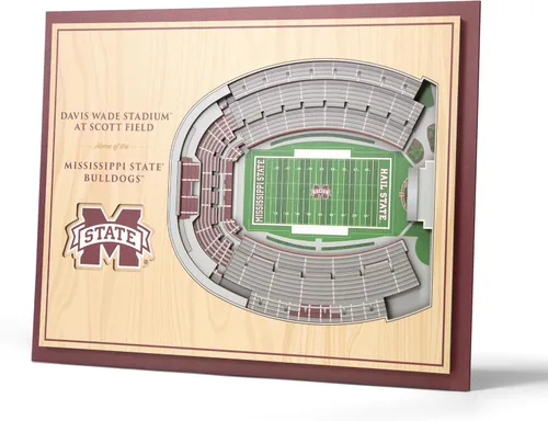 Miniatura 42 de YouTheFan NCAA Florida Gators Arte de Pared 3D StadiumView de 5 Capas - Estadio Ben Hill Griffin, 13.00" x 17.00