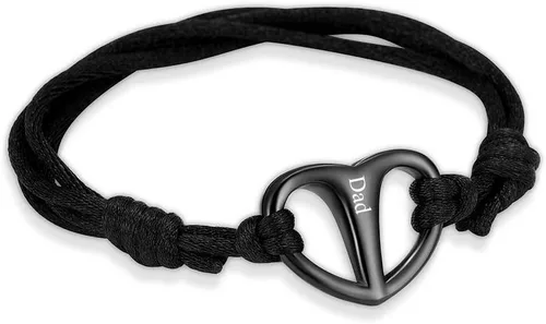 Miniatura 3 de Pulsera de cremación de corazón para cenizas, pulsera de urna conmemorativa ajustable para cenizas de un ser querido joyería de cremación