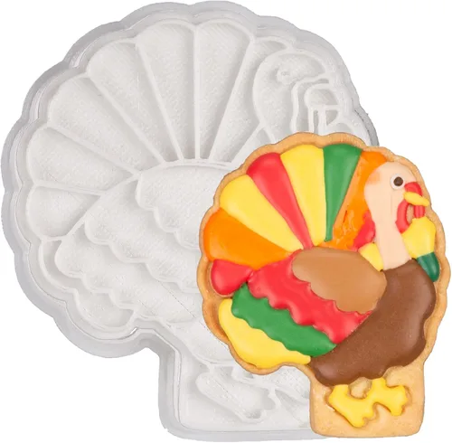 Miniatura 14 de Cortadores de galletas de otoño de Acción de Gracias, formas de bellotas y hojas con sellos de émbolo, accesorios de horneado de ácido poliláctico