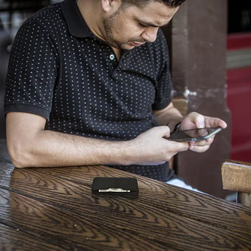 Miniatura 7 de Fidelo Leather and Minimalist Wallet for Men