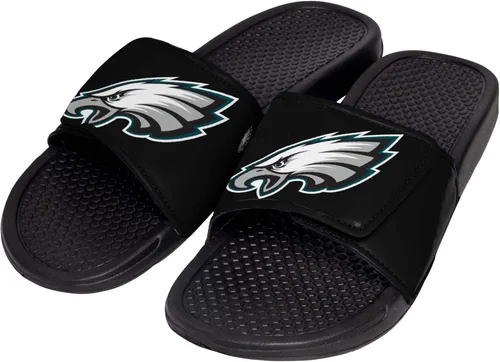 Miniatura 9 de FOCO mens NFL Team Cropped Big Logo Shower Sport Slide Flip Flop Sandals