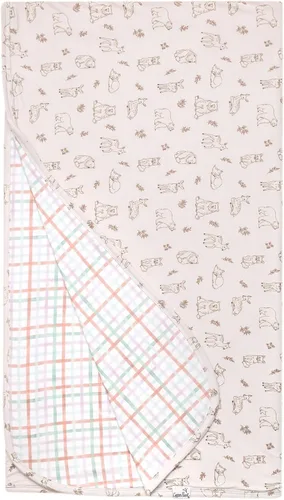 Miniatura 36 de Copper Pearl Manta de bebé jumbo de 3 capas: edredones suaves para niños y niñas Transpirable, acogedora manta para niños pequeños Edredón