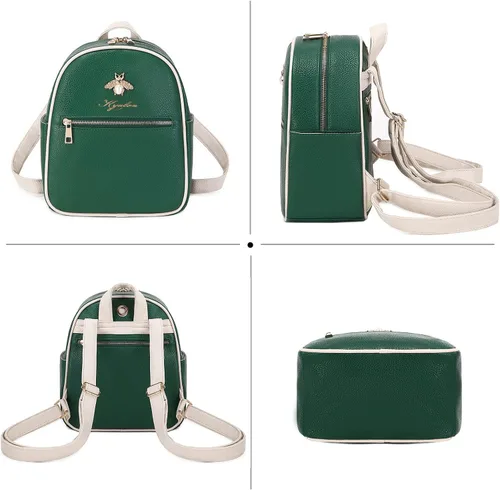Miniatura 3 de Mochila pequeña para mujer, Verde, Mochilas Daypack
