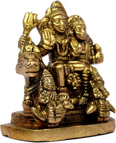 Miniatura 7 de eSplanade Latón Shiva Lingam Ídolo Murti (2,5 pulgadas)