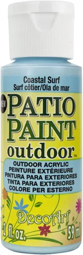 Miniatura 19 de DecoArt Patio Paint Pintura acrílica de 2 onzas color amarillo sol Sunshine Yellow