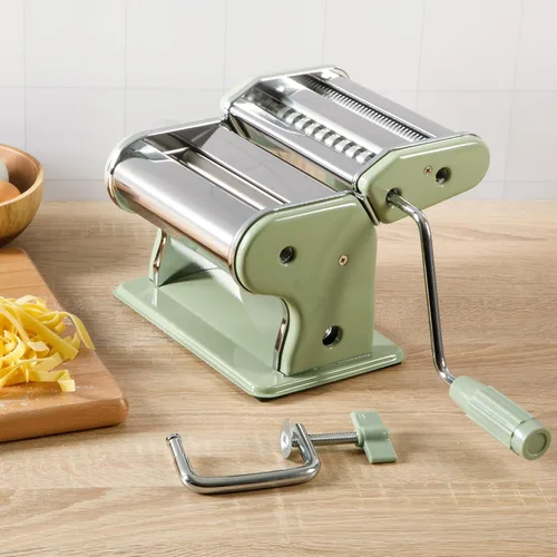 Miniatura 6 de Sur La Table Kitchen Essential Va Bene - Máquina manual para hacer pasta y fideos con rodillos y cortadores - Espaguetis, Fettuccini, Lasaña o Masa