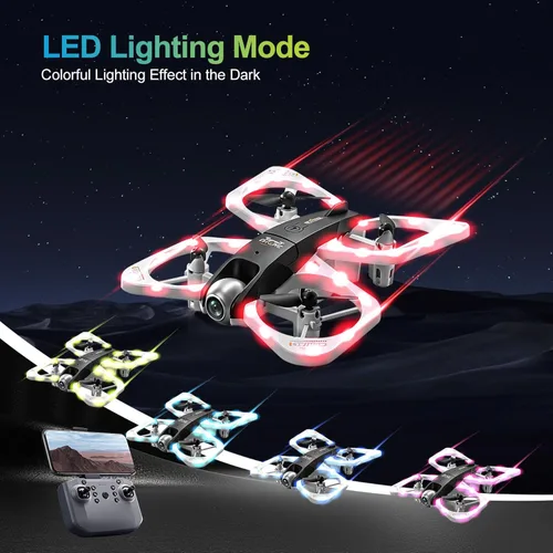 Miniatura 2 de S3 WiFi FPV 6-Axis Gyro & 360° Flip Drone con cámara HD 480P para principiantes (blanco)