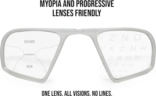 Miniatura 4 de Bertoni Deportes Ciclismo MTB Gafas De Sol Hombres Mujeres Antivaho Lente Óptica RX Portador Acc. - GEMINI NUEVO Portador de lentes ópticas