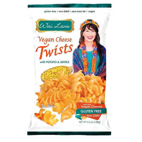 Miniatura 13 de Wai Lana Chips Rice Crisps - Queso Nacho, sin gluten, vegano, sin OMG, 2.65 oz (12 unidades)