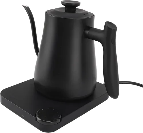 Miniatura 9 de Hervidor eléctrico de 1 litro, hervidor eléctrico inteligente con termómetro, caldera de agua caliente de acero inoxidable, hervidor de agua