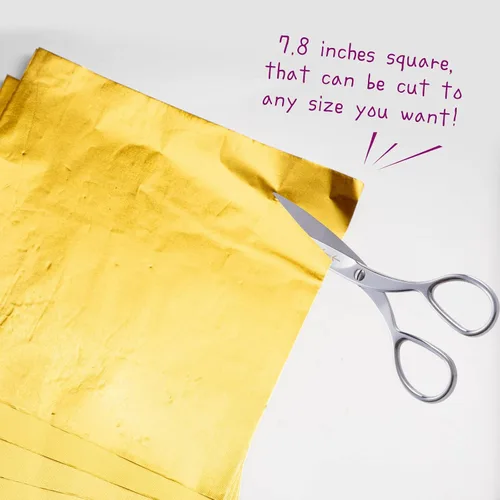 Miniatura 3 de Envoltura de papel de aluminio de 7.8 pulgadas, 100 unidades de envoltorios grandes de barra de caramelo de chocolate, papeles de regalo cuadrados