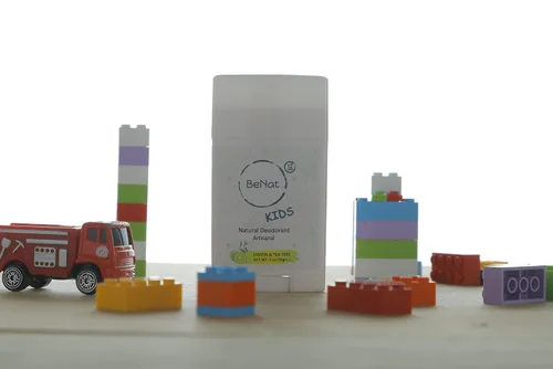 Miniatura 5 de BeNat Paquete de 2 desodorantes naturales para niños y adolescentes, 100% natural, sin aluminio, sin carcinógenos, desodorante para niños y niñas