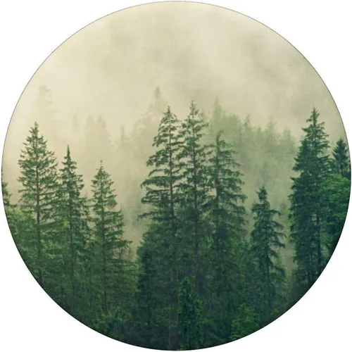 Miniatura 3 de Forest Fog Evergreens Woods, regalo para exteriores, PopSockets Grip y soporte para teléfonos y tabletas