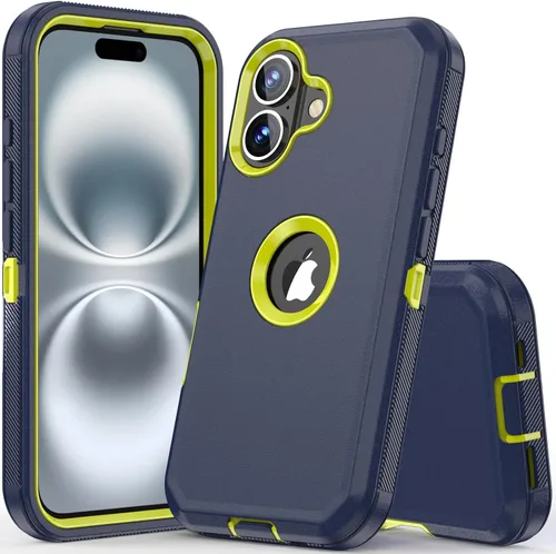 Miniatura 8 de COOYA Funda para iPhone Air de Protección Completa del Cuerpo contra Caídas, Funda Resistente a Prueba de Golpes de 3 Capas, Híbrida de Servicio