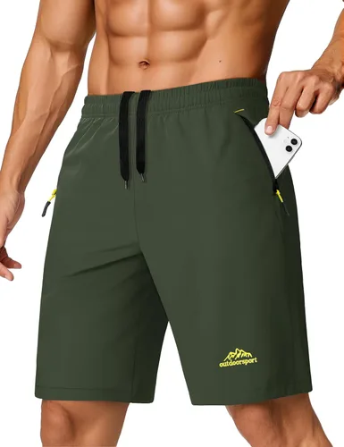 Miniatura 25 de TACVASEN Pantalones cortos deportivos para correr para hombre, 9 pulgadas, de secado rápido, pantalones cortos ligeros de verano, 3 bolsillos