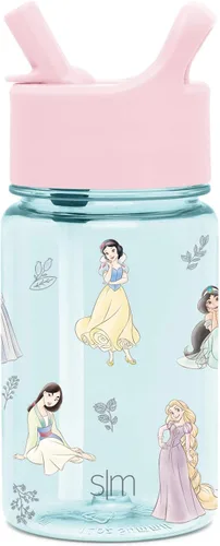 Miniatura 38 de Simple Modern Peppa Pig Botella de Agua Summit de Plástico Tritan para Niños 12 oz Taza Sin BPA con Tapa de Pajita Cubierta a Prueba de Fugas