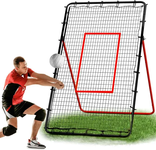 Miniatura 8 de Volleyball Rebounder Net - Portable 7x4 ft Training Equipment for Spike and Smash Practice - 5 Rebound Angles Custom Target Area for Volleyball