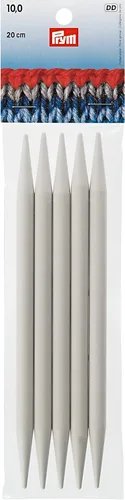Miniatura 5 de Prym Agujas de tejer de plástico de doble punto de 8 pulgadas, 0.276 in
