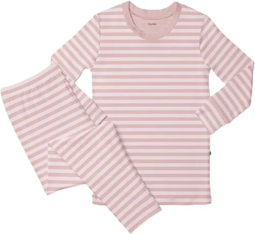 Miniatura 93 de KicKee Pants Conjunto de pijama de manga larga con estampado de piezas