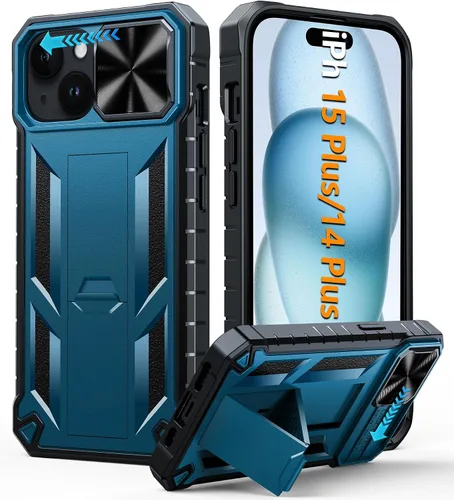 Miniatura 49 de FNTCASE for iPhone 11-Pro Phone Case: Military Grade Drop Proof Mobile Cover with Kickstand & Slide Rugged Shockproof Bumper Heavy Duty Protector