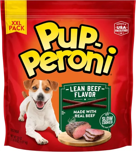 Miniatura 2 de Pup-Peroni Golosinas para Perros, Sabor a Carne de Res Magra, 38 Onzas, Hechas con Carne de Res Real, 90% Libre de Grasa