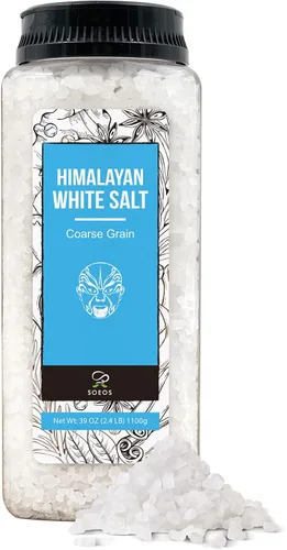 Miniatura 10 de Soeos Sal Negra del Himalaya, Grano Grueso, 2.4 Libras (39 Oz), Sin Gluten, Enriquecida con Minerales Naturales, Sabor Natural Imitación Huevo