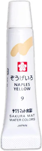 Miniatura 13 de Sakura Crepas Paint - Tubo de laminación de acuarela mate EMW12 (12 colores)