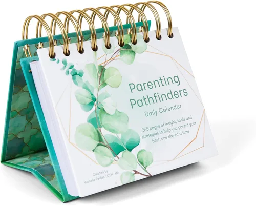 Parenting Pathfinders® Calendario diario perpetuo de escritorio sin fecha, calendario inspirador y de apoyo Page-A-Day para padres y cuidadores (5.5