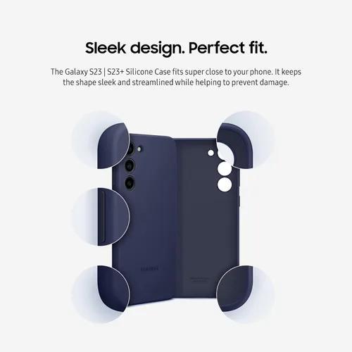 Miniatura 5 de Samsung Funda de silicona para Galaxy S23, funda protectora con variedad de colores, agarre suave, diseño suave y elegante, versión estadounidense